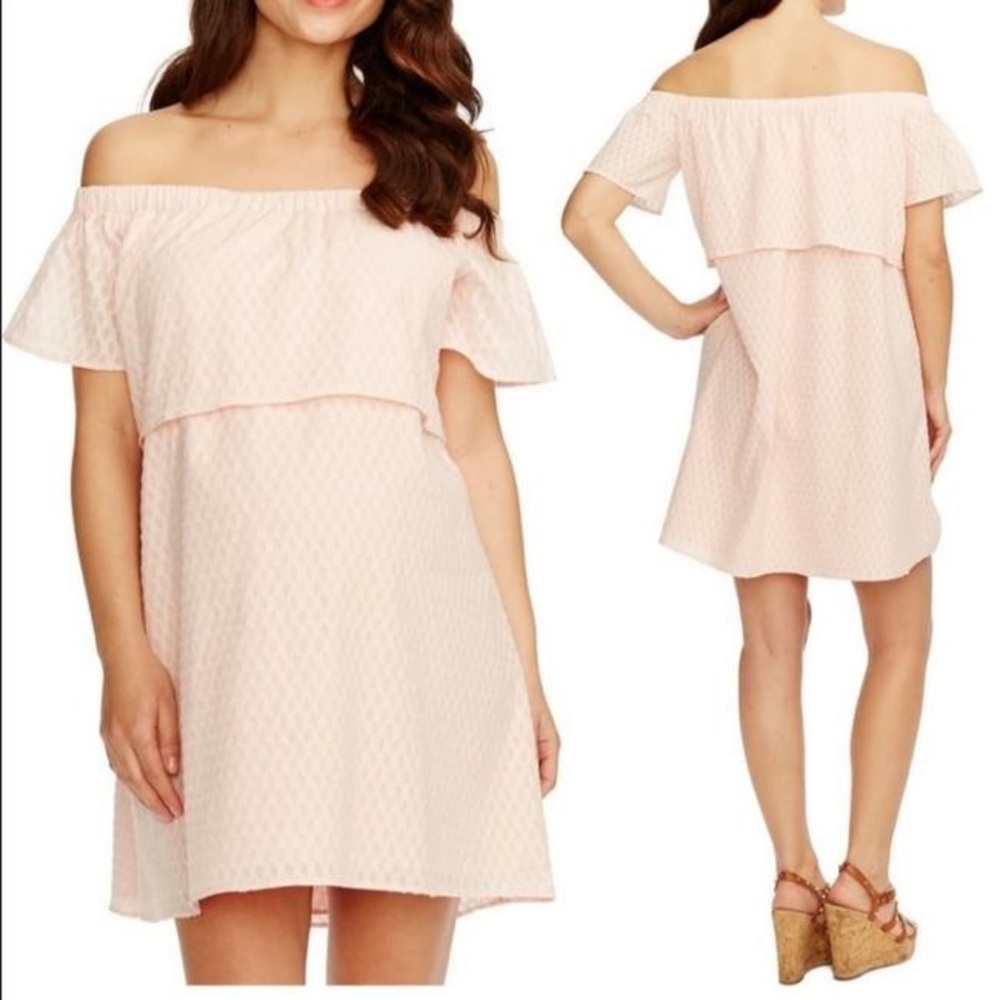 Rosie Pope NWT Maternity Camille Dress in Ballet Pink 👶🏻💕